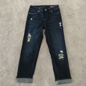 WHBM straight crop jeans size 00